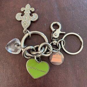 Silver Kathy Van Zeeland purse/luggage charm